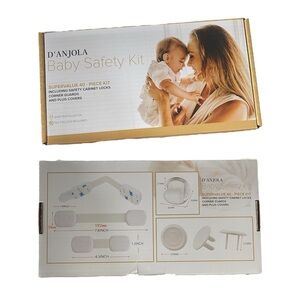 D’anjola Baby Safety Kit 40pc Child Proofing  Corner Guards Plug Covers BNIB